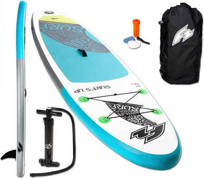 F2 Inflatable SUP-Board F2 Surf's Up Kids, (4 tlg), ohne Paddel