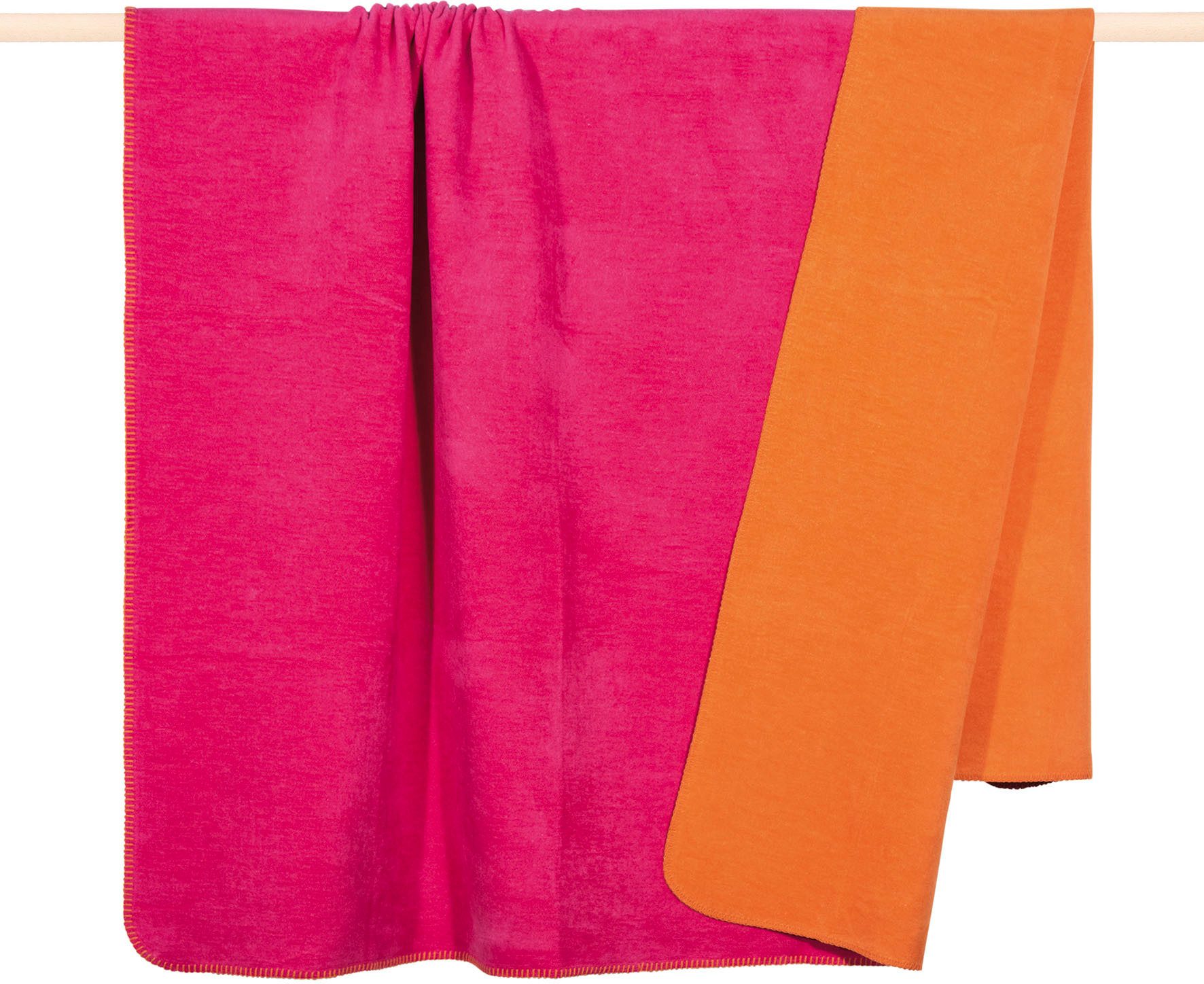 Wohndecke Hobart, PAD, Made in Europe, Wendefunktion, Uni Farben, 150x200 cm