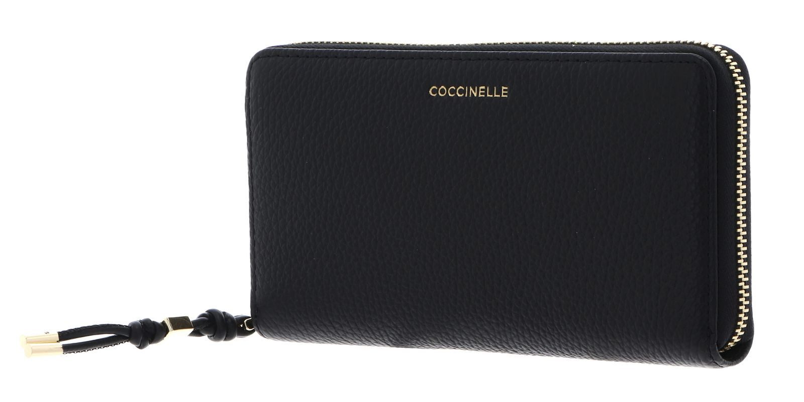 COCCINELLE Geldbörse Wallet Grained Leather, aus echtem Rindsleder