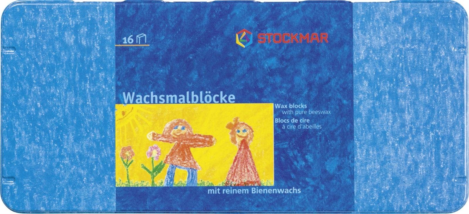 Stockmar Wachsmalstift 5X Stockmar 204884266 Wachsmalblock 16er sort