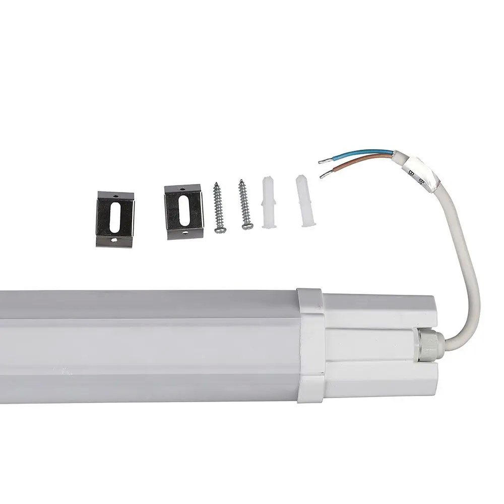 etc-shop LED Deckenleuchte, LED-Leuchtmittel cm fest Garagenlampe Feuchtraumleuchte LED 60 verbaut, Neutralweiß, Wannenleuchte