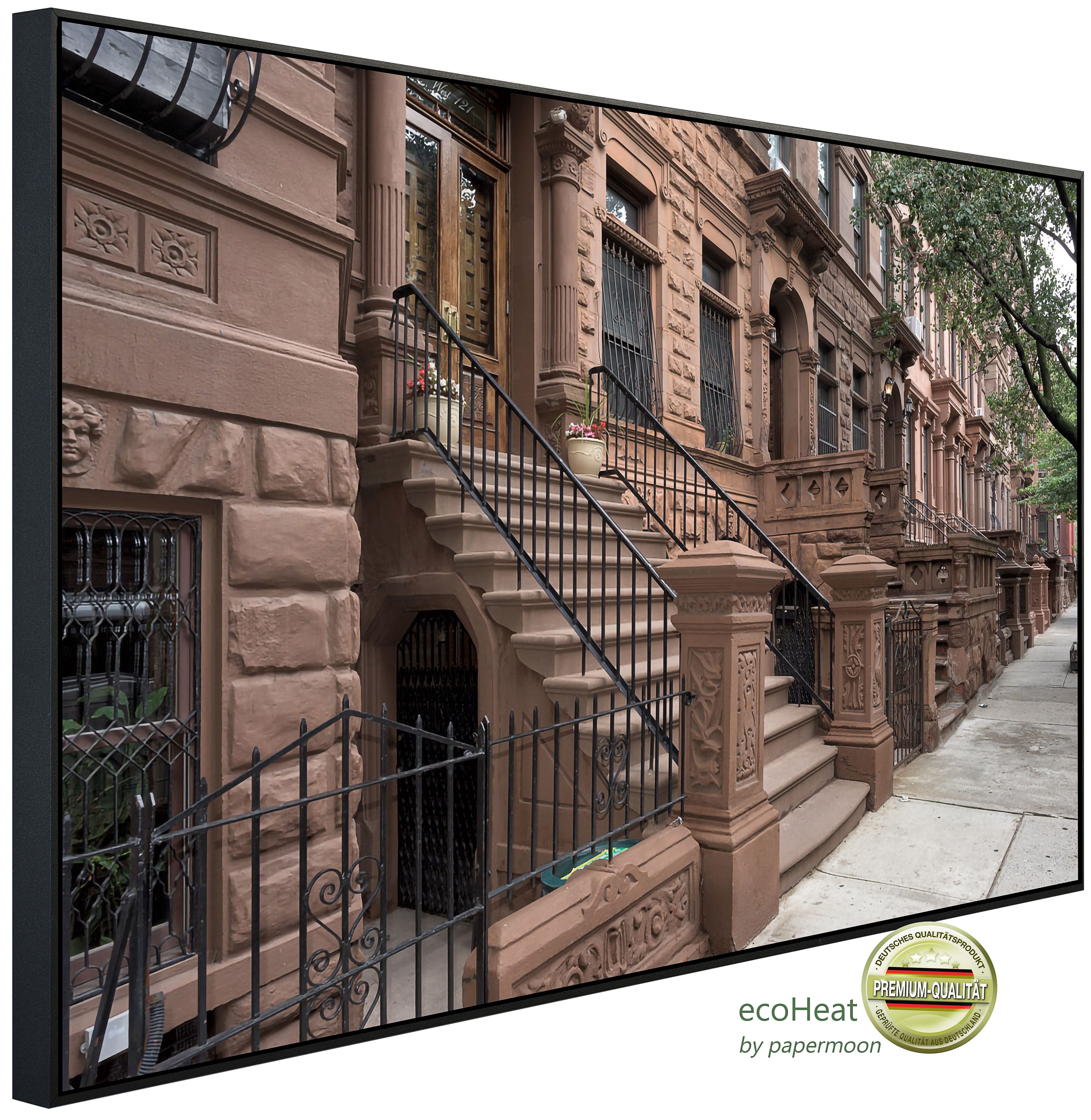Papermoon Infrarotheizung INFRAROT-BILD-HEIZUNG, Harlem New York, TÜV-Rheinland/GS zertifiziert, angenehme Strahlungswärme