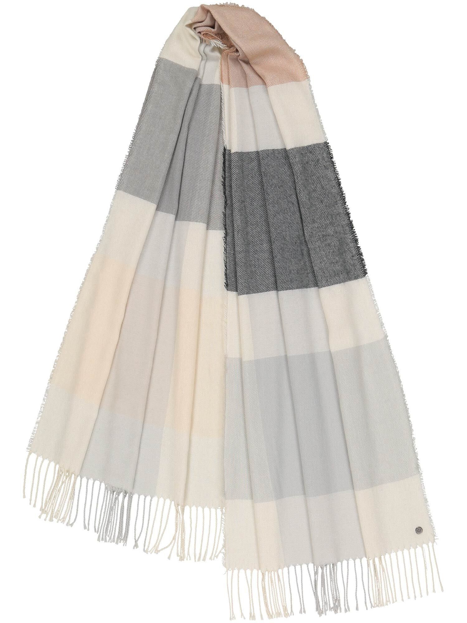 Fraas Modeschal Polyesterschal, (mit Fransen)