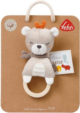 Fehn Greifling fehnNATUR, Holz-Greifling Teddy, mit Holzring