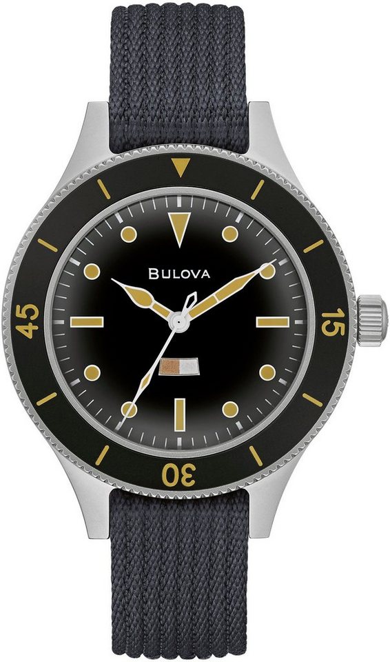 Bulova Automatikuhr 98A266, Gehäuse aus Edelstahl, silberfarben  IP-beschichtet, Ø ca. 41 mm