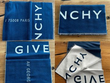 GIVENCHY Strickschal GIVENCHY Unisex Wool Silk 4G Logo Scarf Schal Mufflers Stola Tuch 35x1