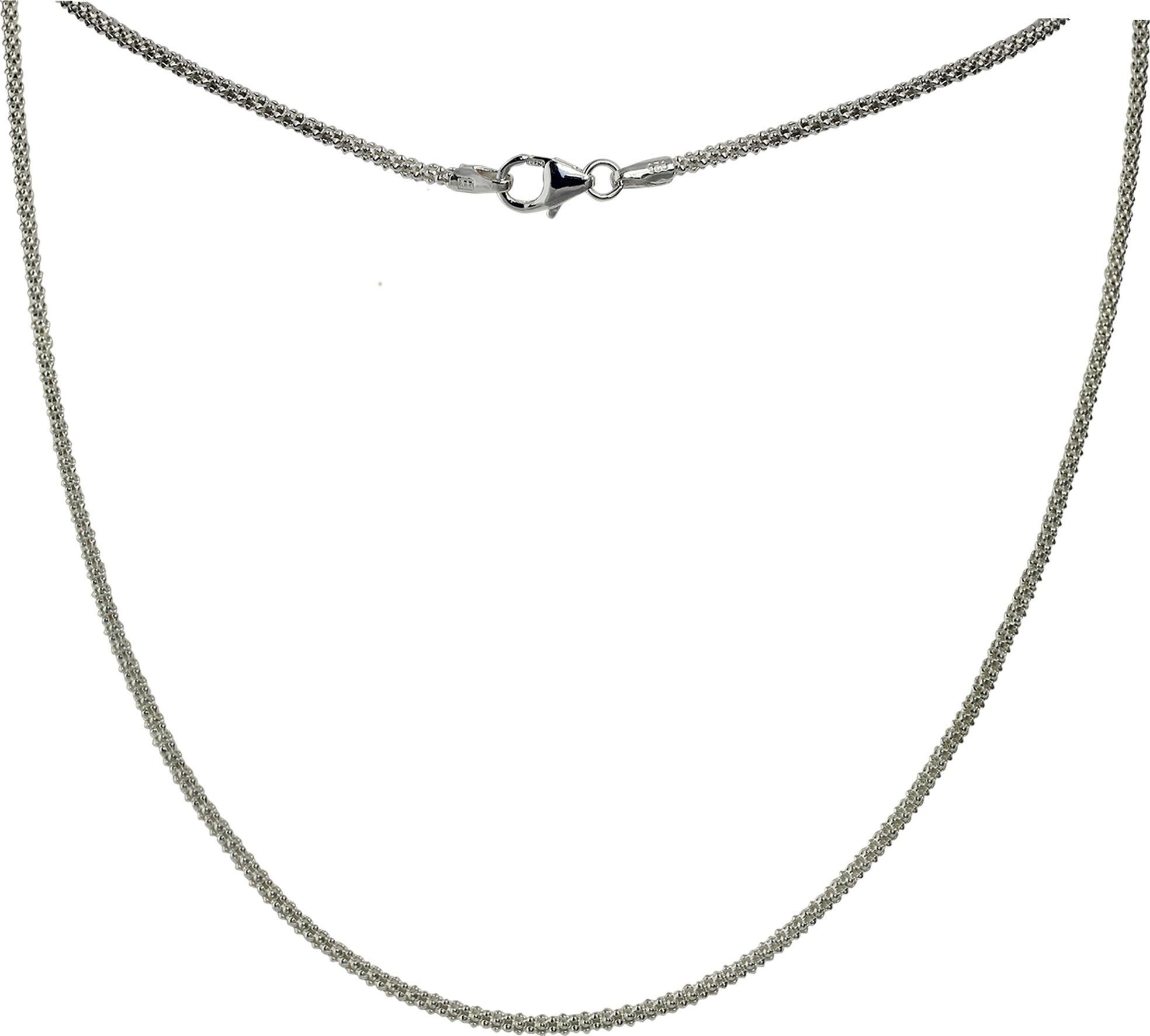 SilberDream Collier SilberDream Collier silber Schmuck 45cm, Colliers ca. 45cm, 925 Sterling Silber, Farbe: silber, Made-In Germany