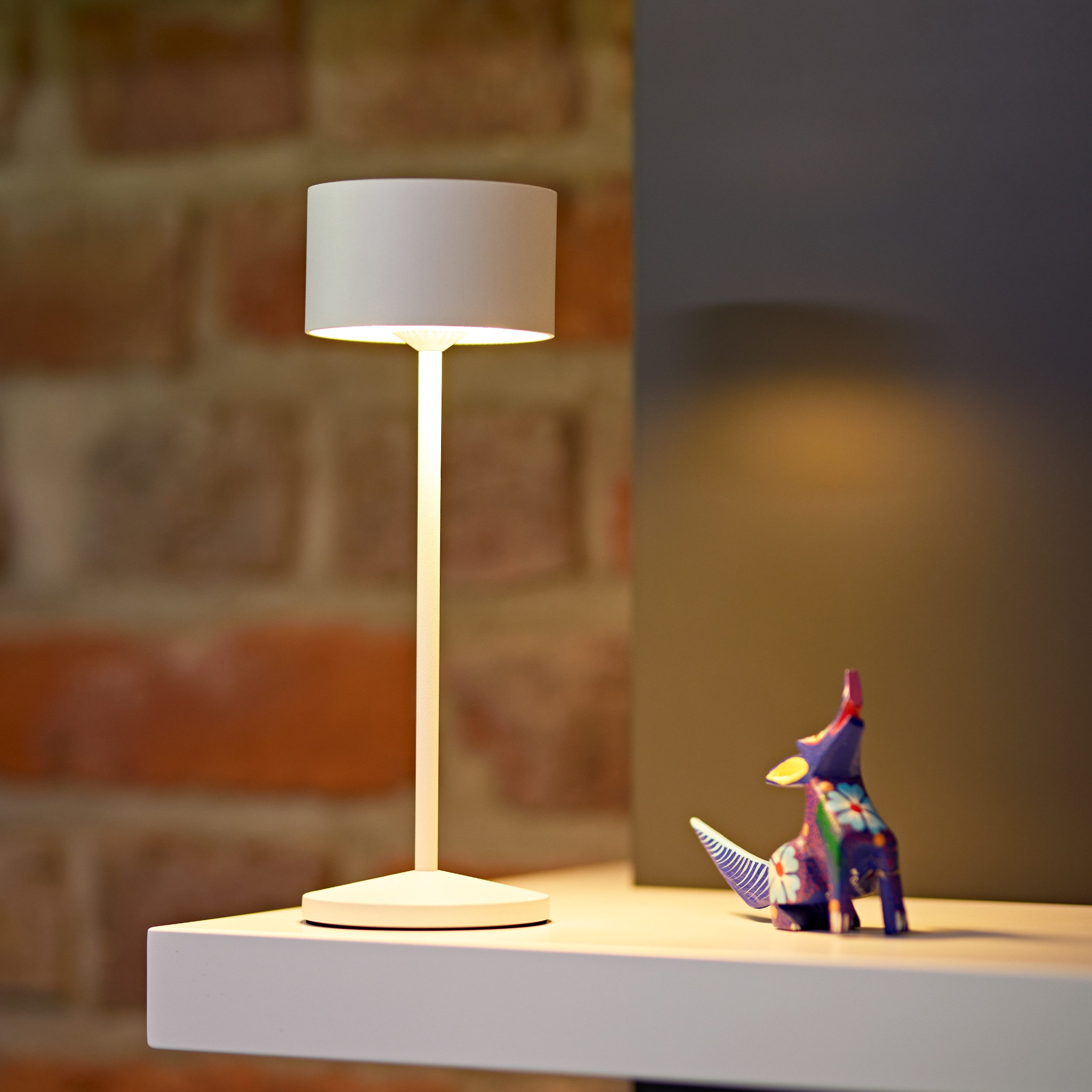 SIGOR LED Tischleuchte Akku-Tischleuchte 3er Set, LED fest integriert, Warmweiß
