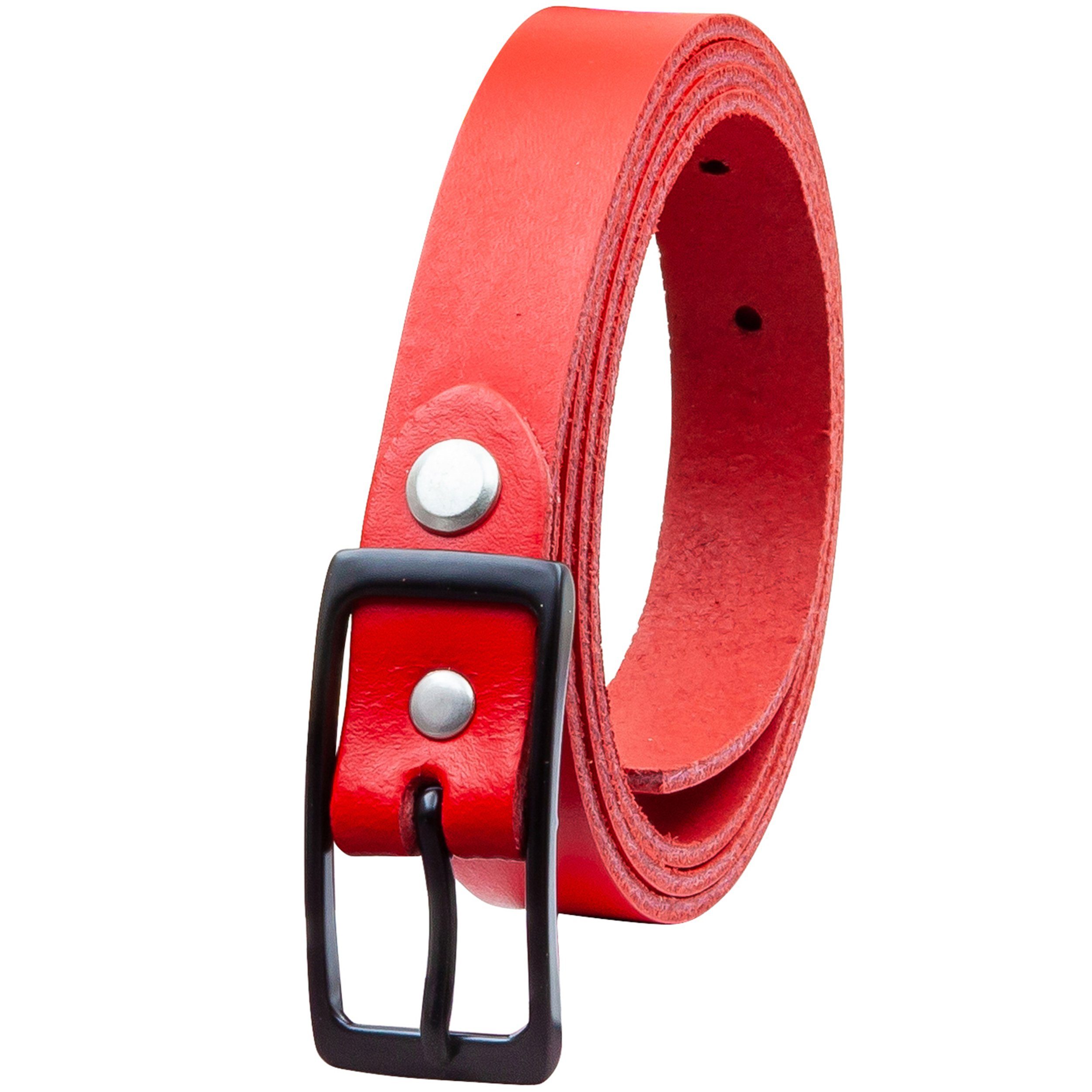 Ledergürtel OM13-SL-Rot