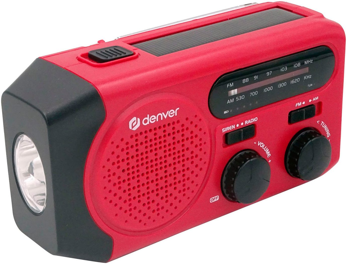 SCR-2010 Solar und Kurbel Radio
