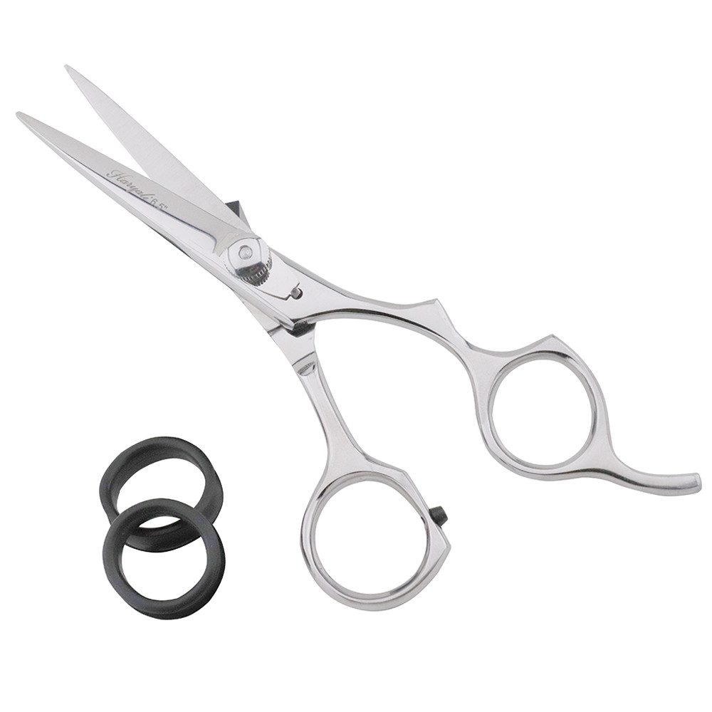 Haryali London Haarschere Professionelle Friseurschere in Silber für präzises Haareschneiden 6.5, (Set, 1x Schneideschere), scharfe, lange 6,5 Zoll für professionelle Salons