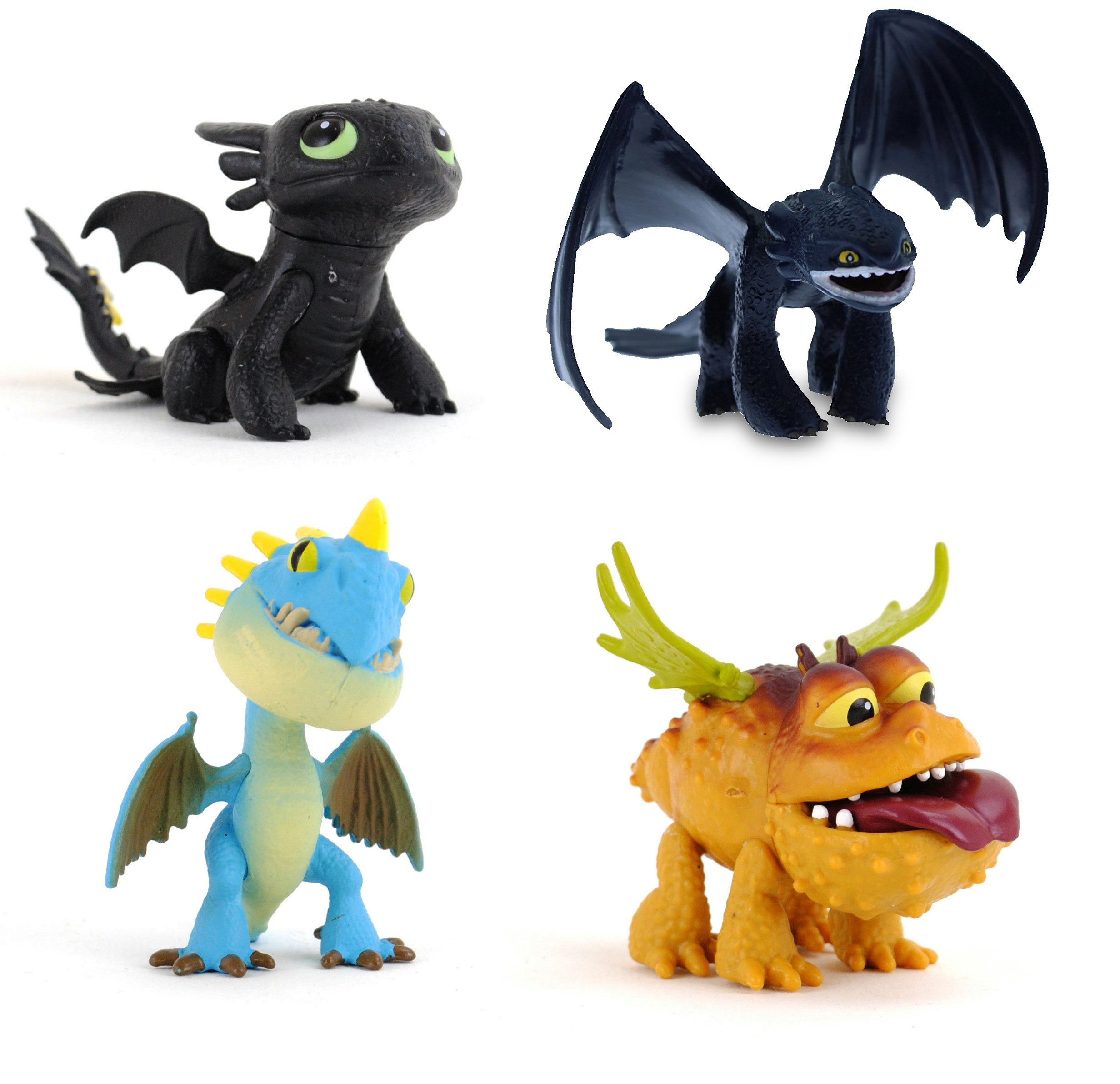 Spinmaster Spielfigur DreamWorks - Dragons Figuren 4er Set