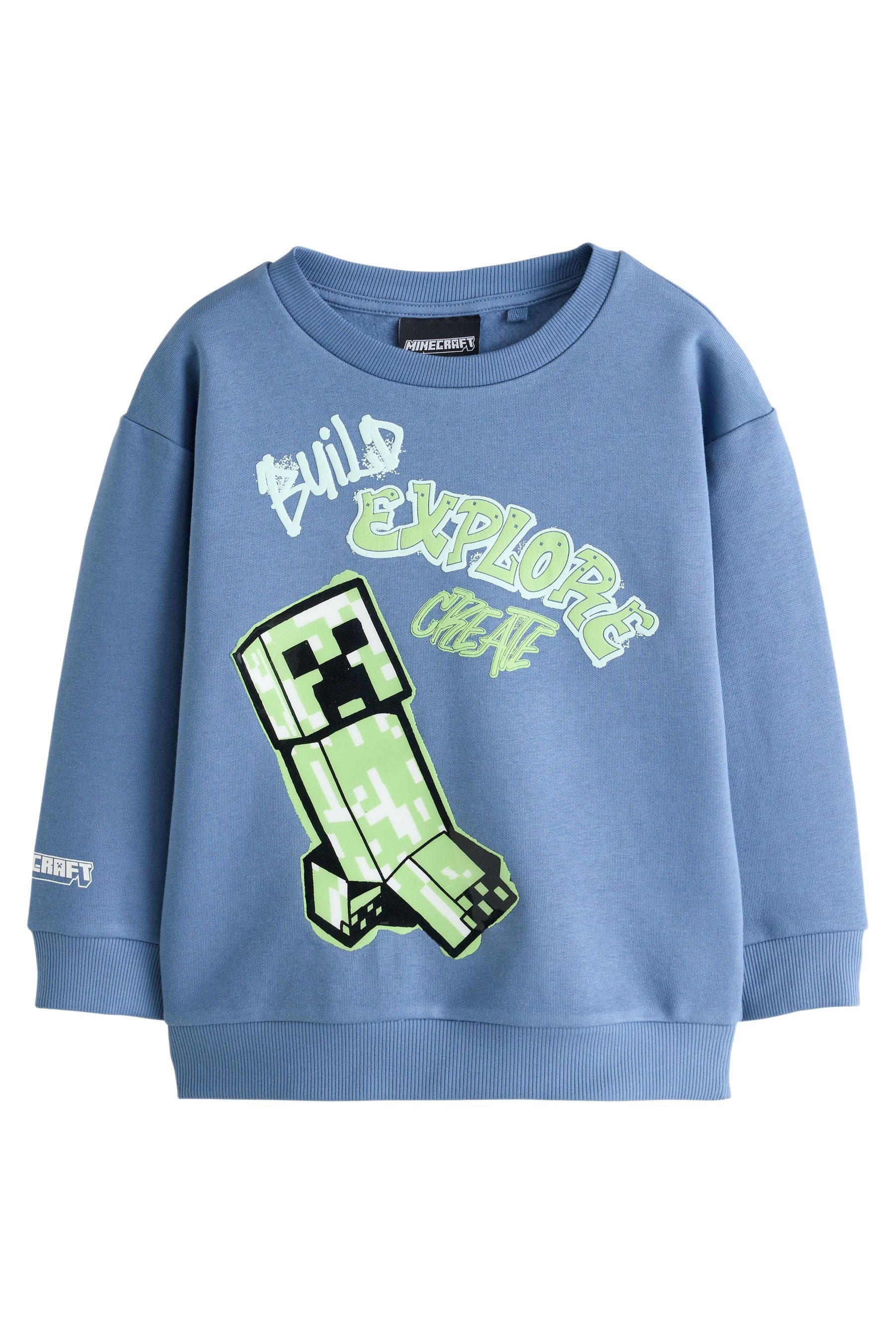Next Sweater Hoodie mit Rundhalsausschnitt, Minecraft (1-tlg)
