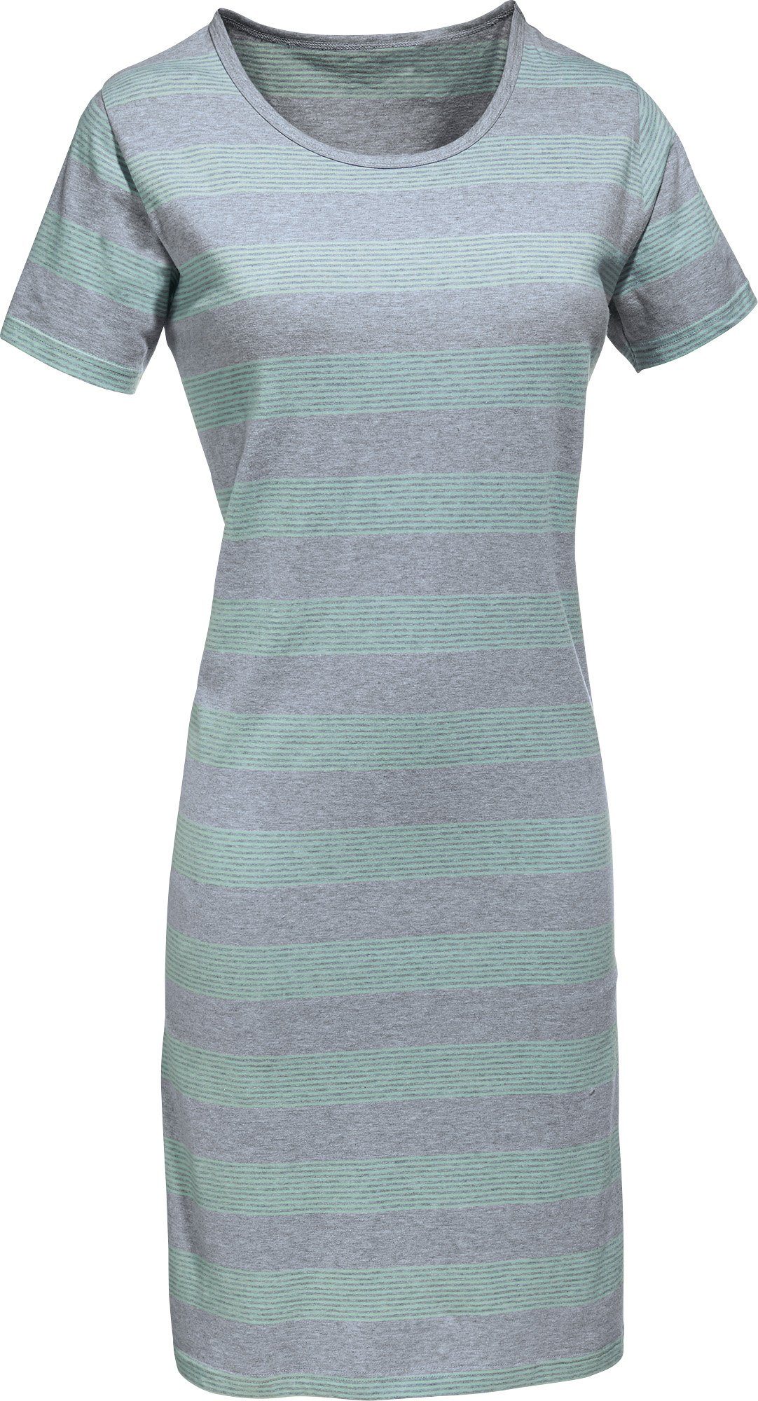 REDBEST Nachthemd Damen-Nachthemd Single-Jersey Streifen günstig online kaufen