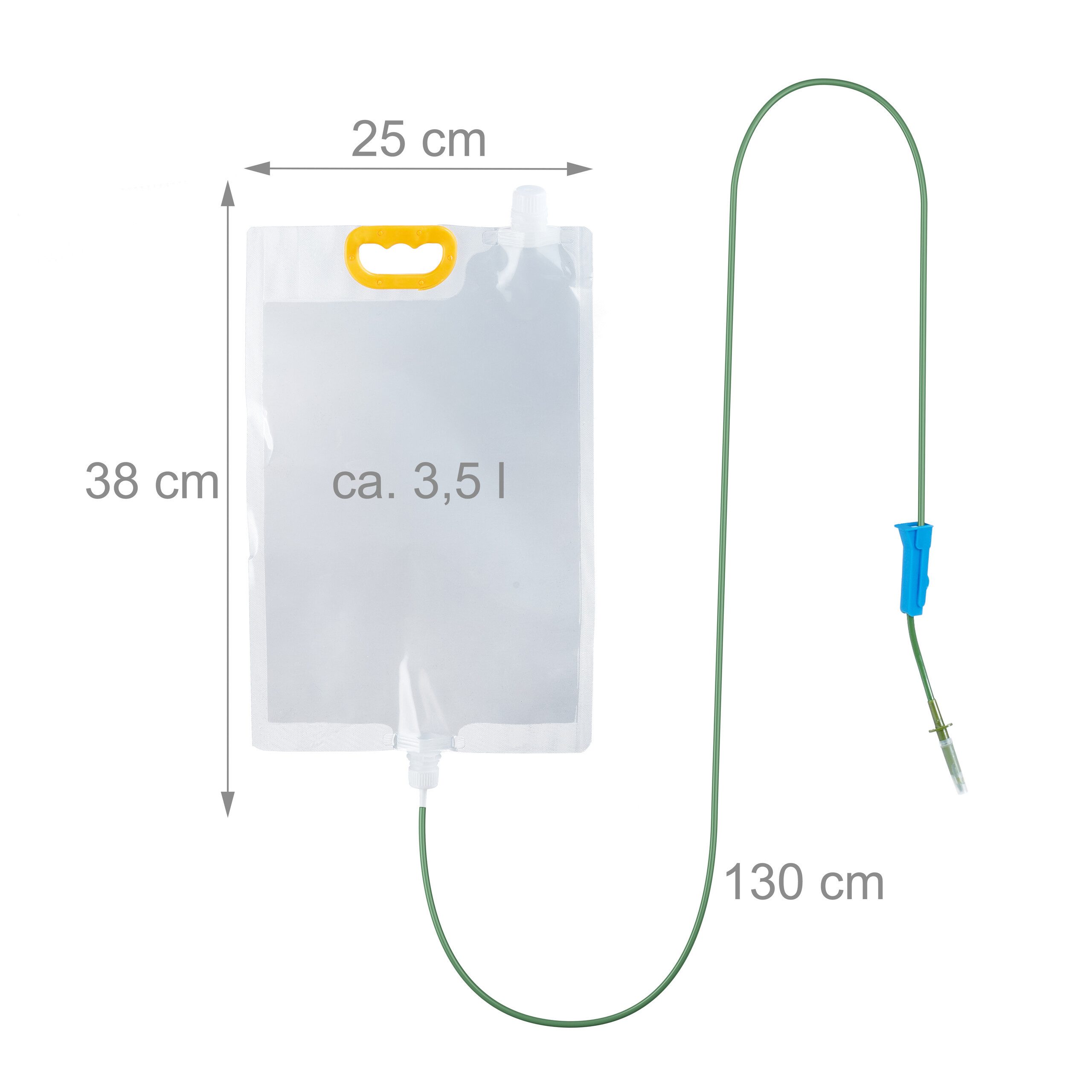relaxdays Bewässerungssystem 4 Tropfbewässerungsbeutel u. Gelbsticker