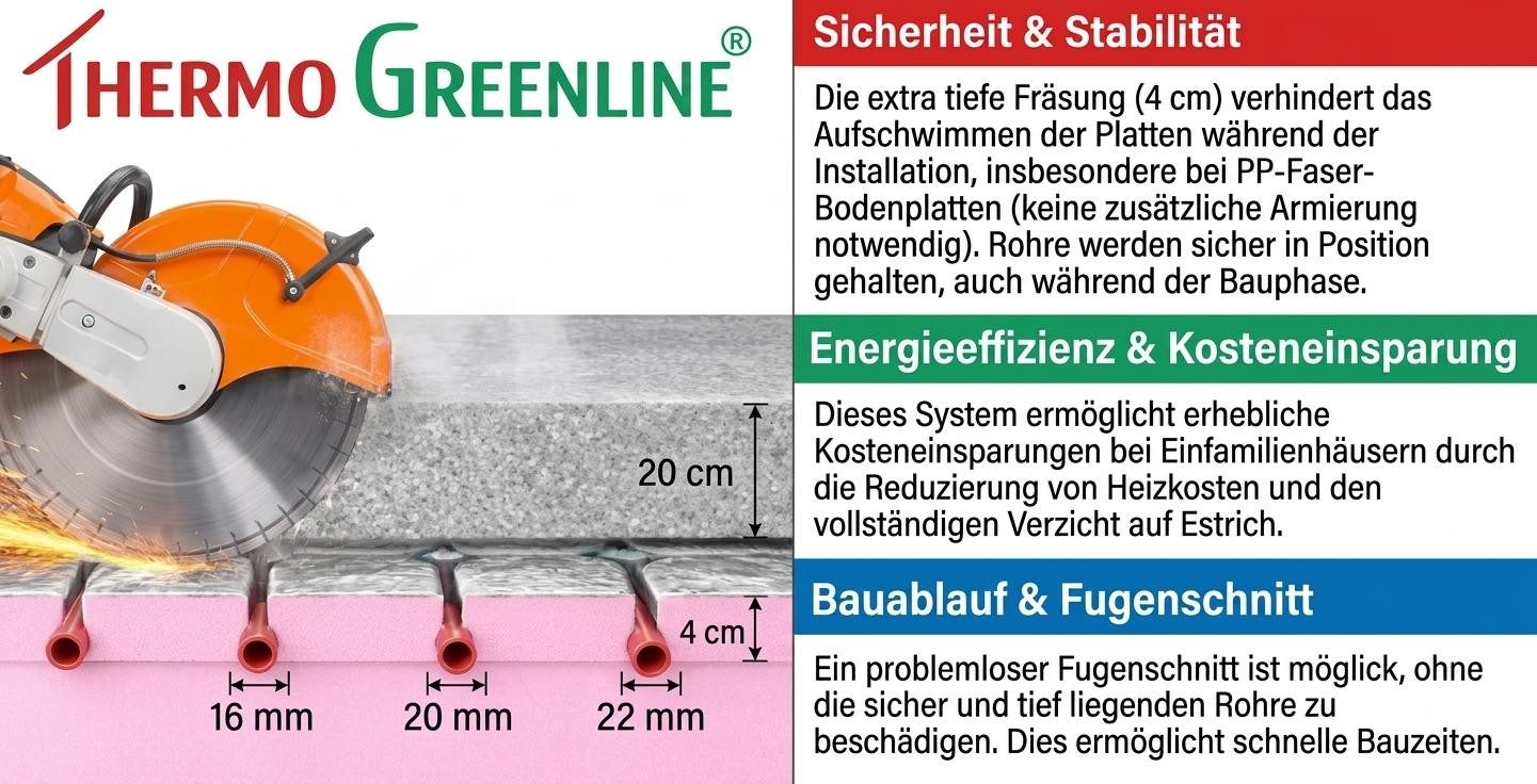 JVmoebel Dämmplatte Depotum ThermoGreenline XPS-Platten 2400 × 1200 mm Aluminium, Hohe Wärmedämmung, Aluminium-Beschichtung