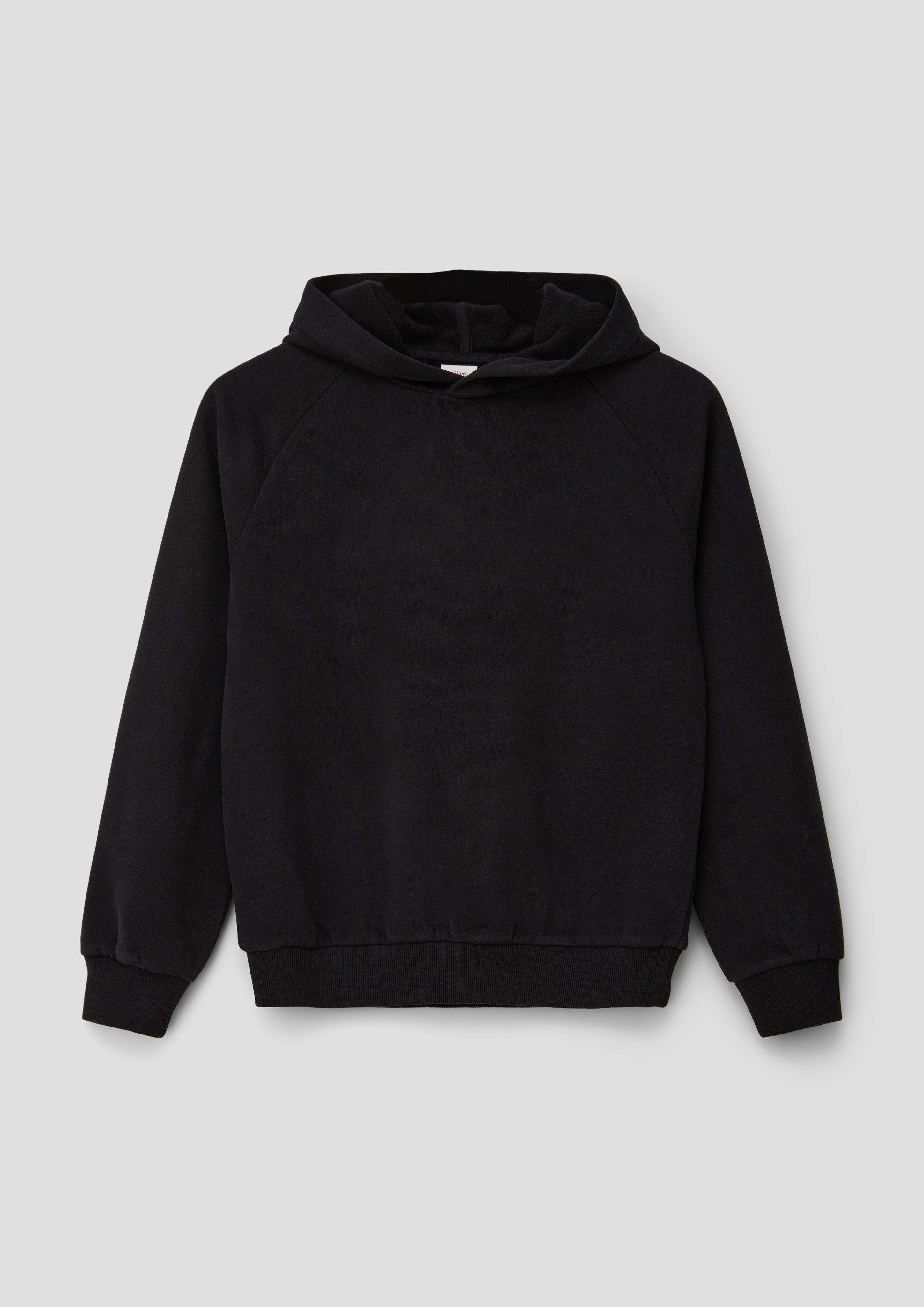 s.Oliver Sweatshirt Sweatshirt mit Rückenprint schwarz | Sweatshirts