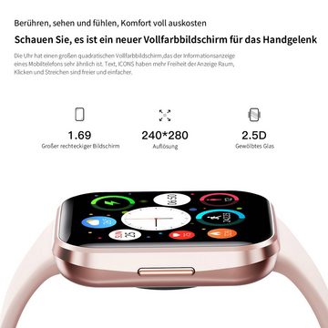 Bothergu Smartwatch (1.69 Zoll)