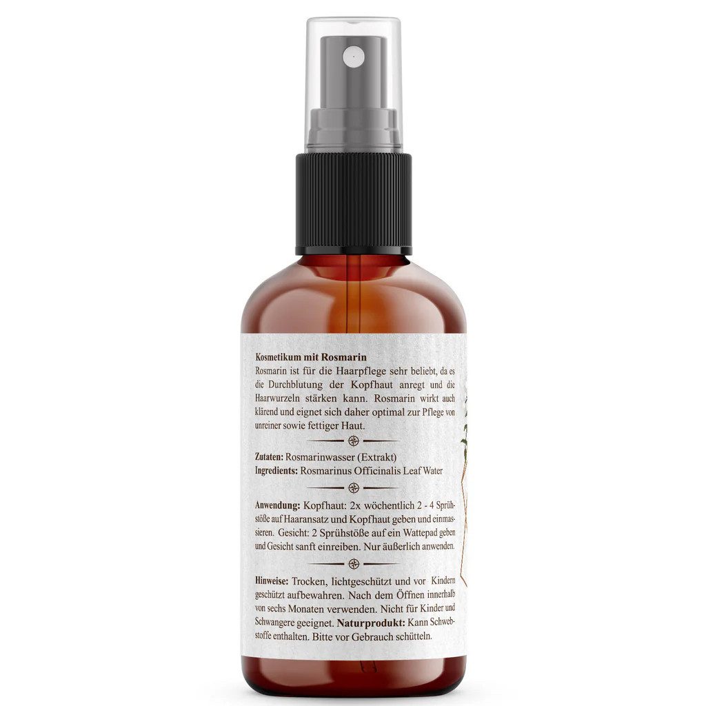 Nordic Pure® Haarserum Nordic Pure Rosmarinextrakt, 100ml - Ölfrei für ein geklärtes Hautbild und ein frisches Gefühl ohne fettenden Film