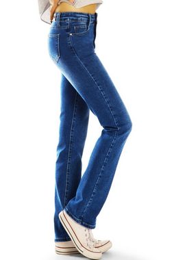 be styled Straight-Jeans Medium waist straight cut Jeans regular stretch Hosen - Damen - j34L mit Stretch-Anteil, 5-Pocket-Style