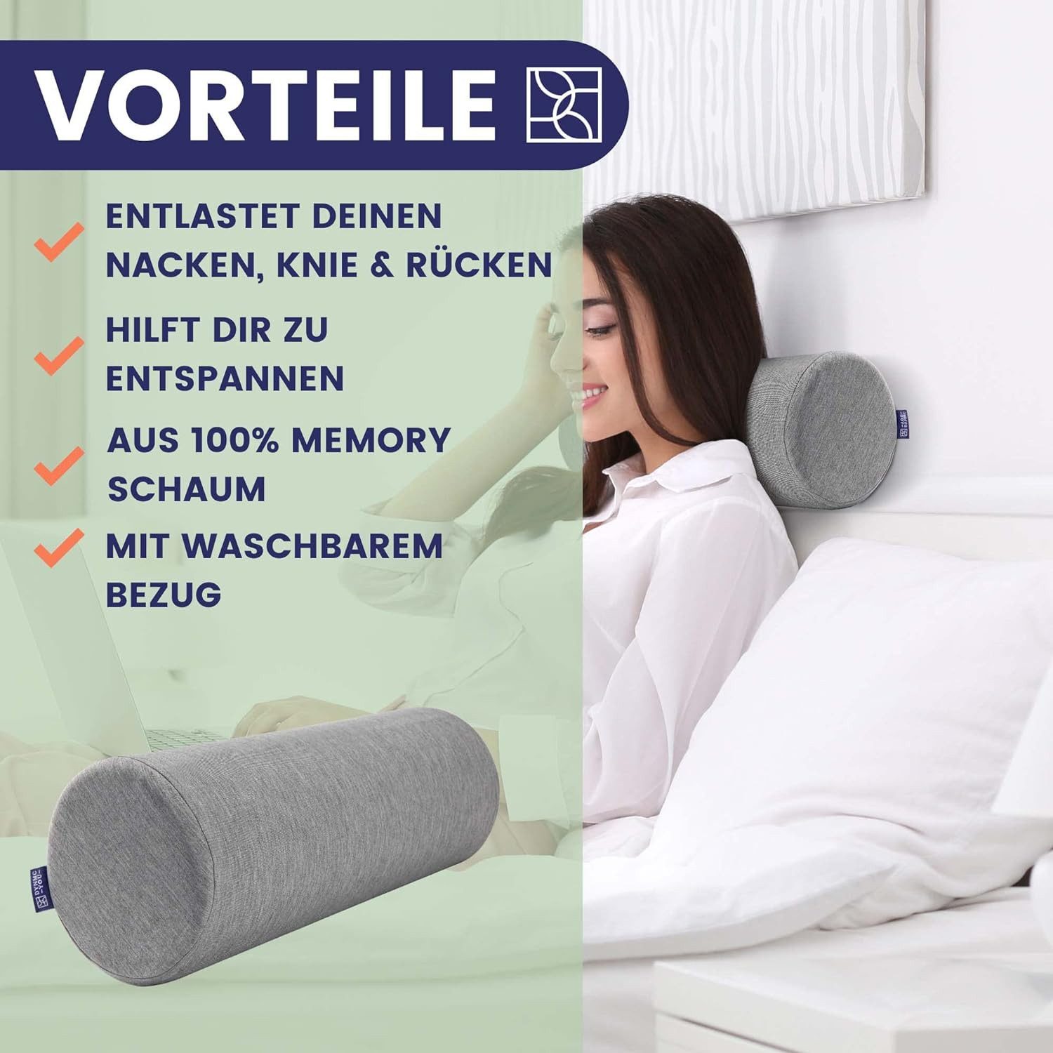 DYNMC you Nackenrolle mit Bezug - günstig online kaufen