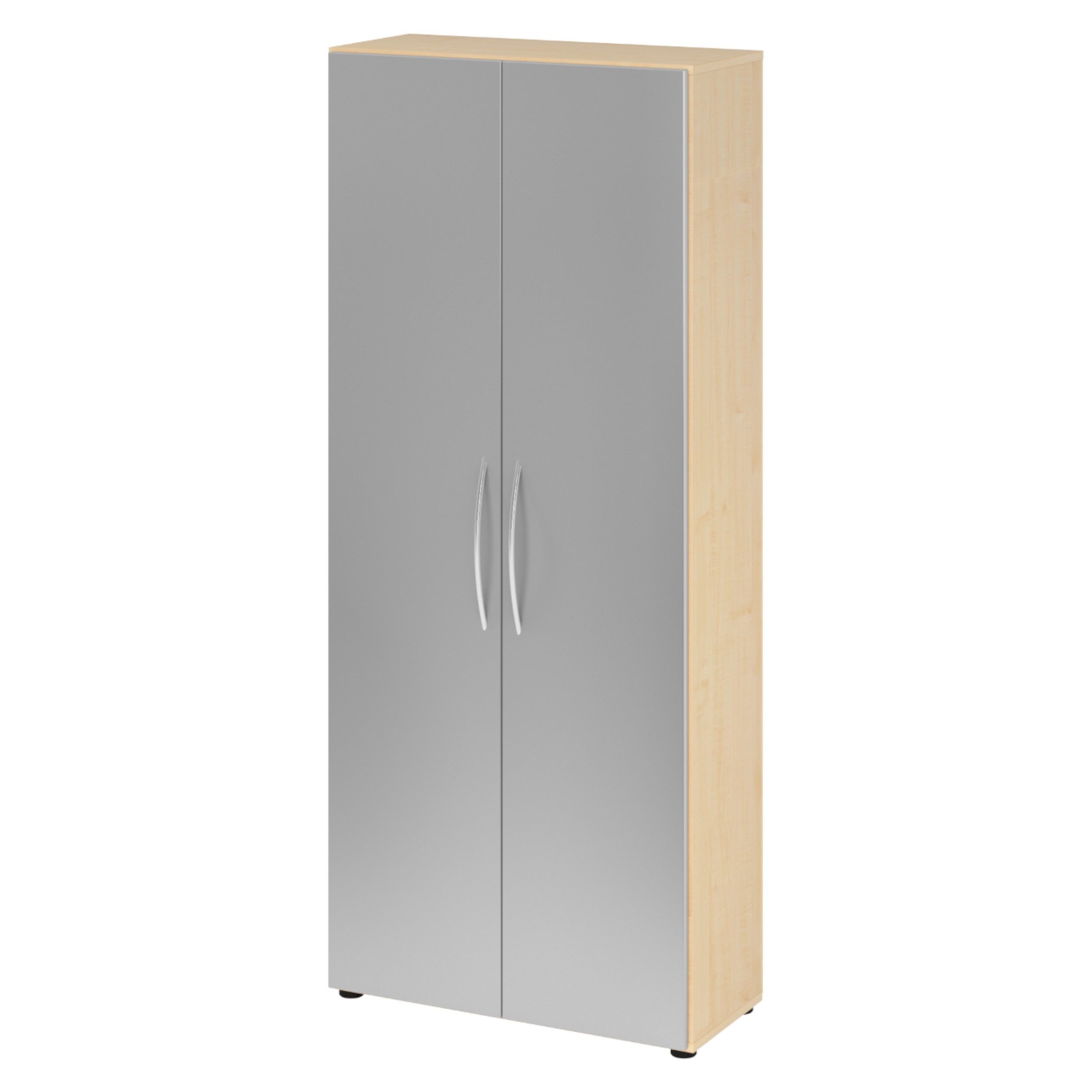 bümö Aktenschrank basic Aktenschrank Dekor: Ahorn/Silber