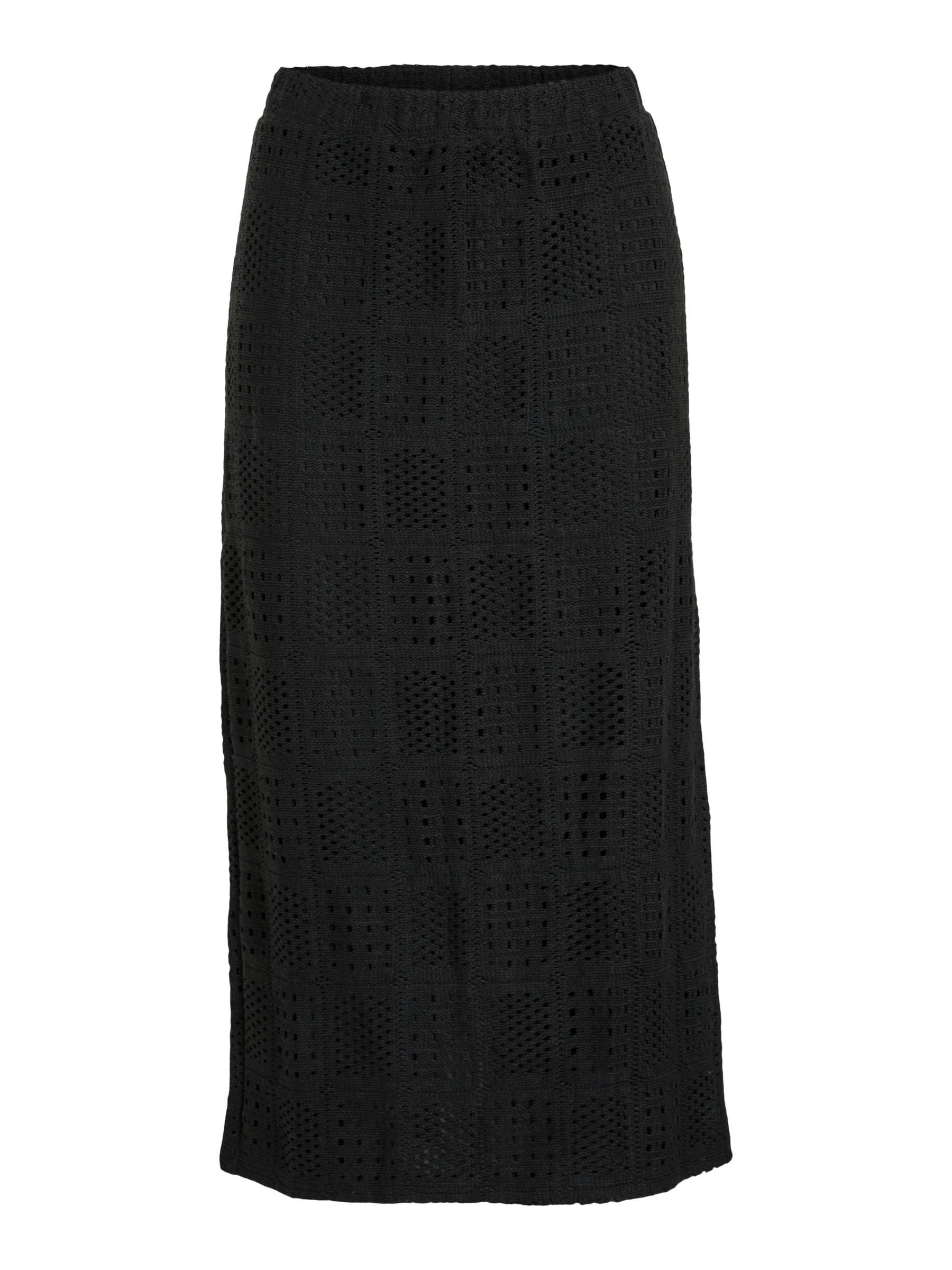 Vila Sommerrock Midi Design Strukturiert mit günstig online kaufen