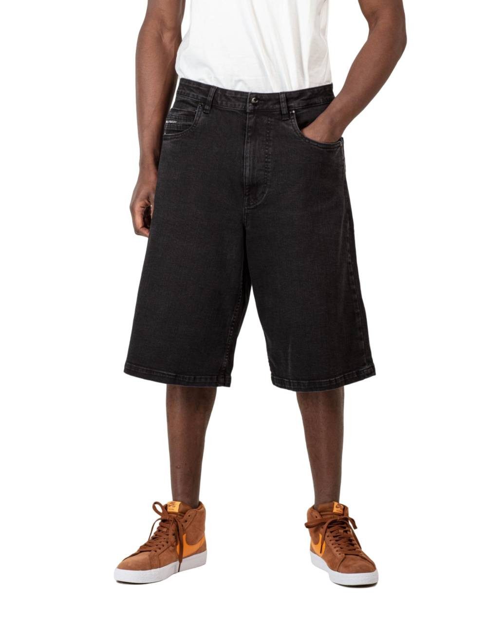 Jeansshorts Short Reell Belmont black washed