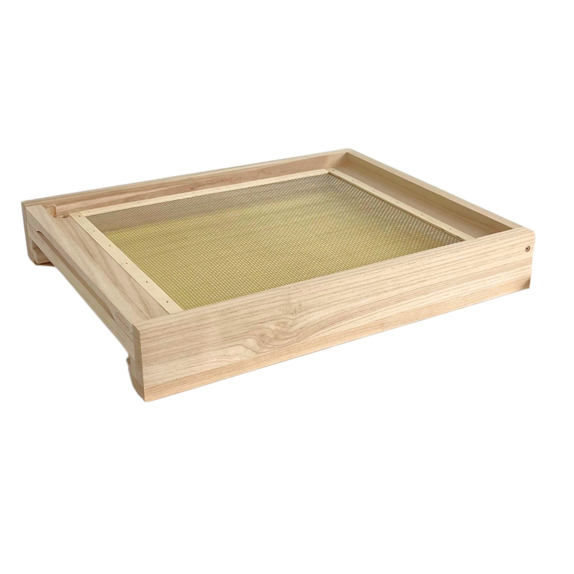 Holtermann Bienenbeute Liebig Komplettbeute Holzbeute, DNM, Deutsch Normal Maß, Komplettbeute, mit FLACHBODEN Lüftungsgitter, Fluglochkeil und Bodenschieber