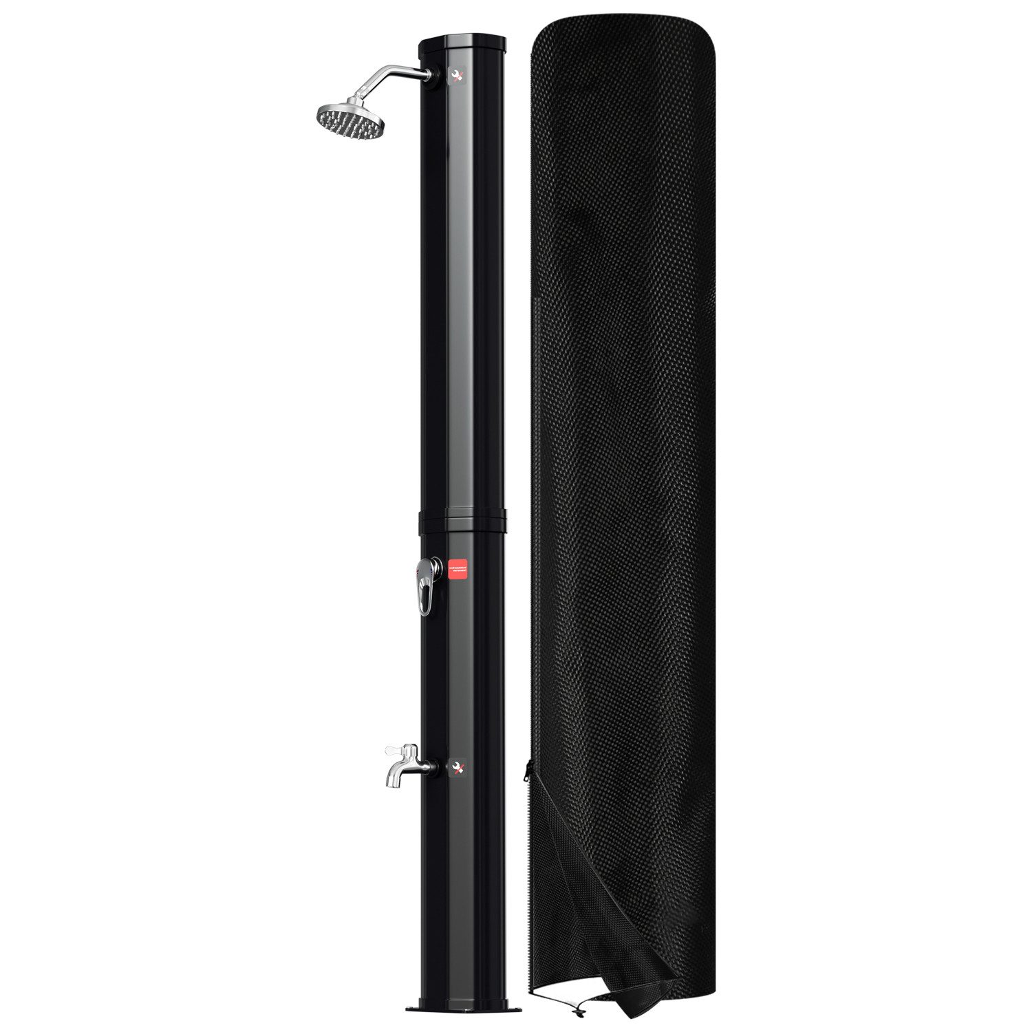 Clanmacy Solardusche Solardusche Gartendusche mit Gartenschlauch-Anschluss günstig online kaufen