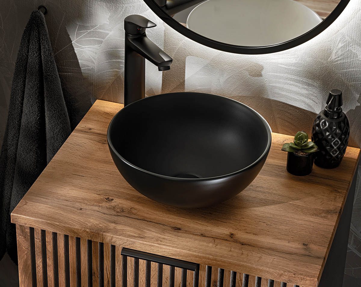 einfachgutemoebel Waschtisch-Set Bad Waschplatz Tribune 60cm, günstig online kaufen