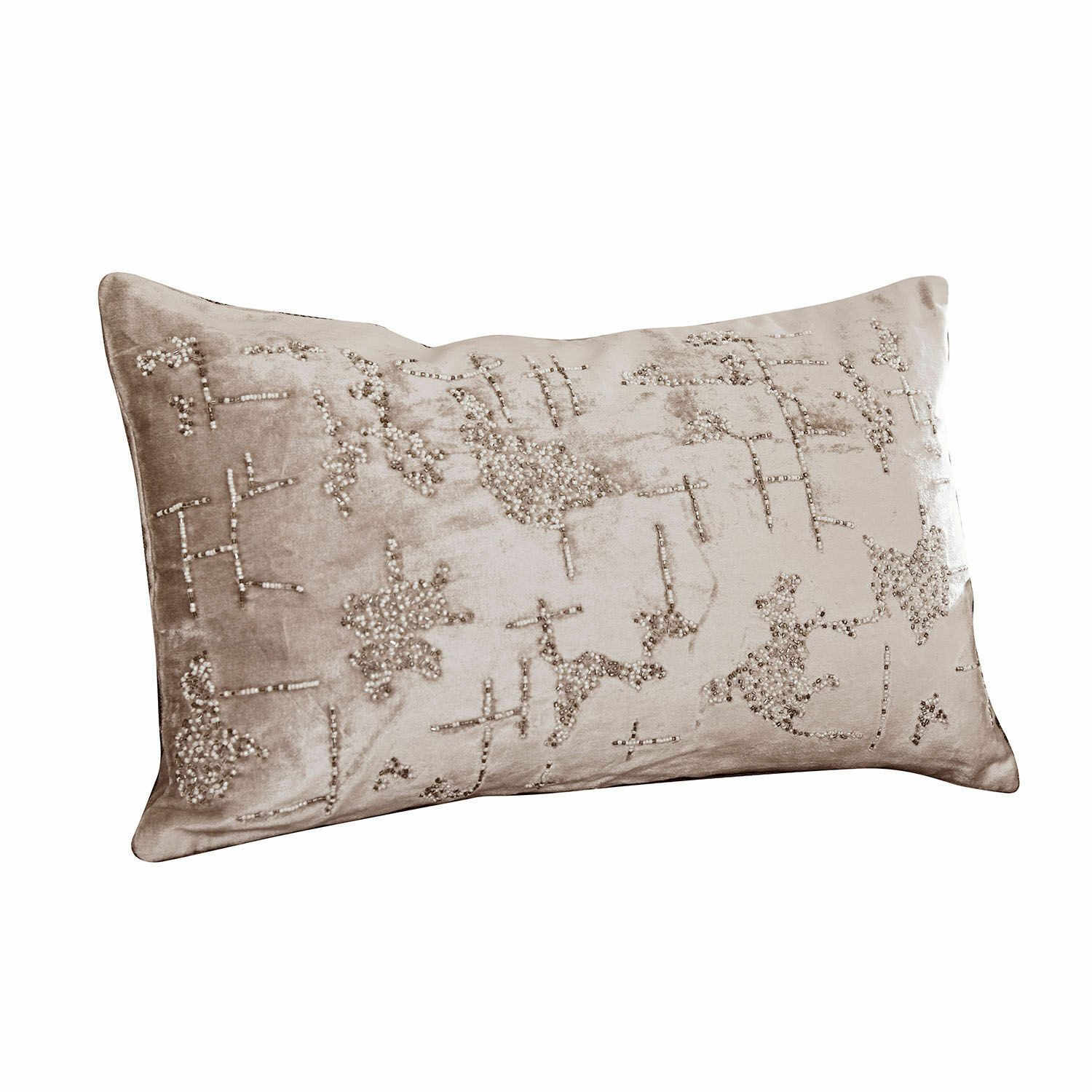 Mirabeau Kissenhülle Kissenhülle Malencio creme/silber günstig online kaufen