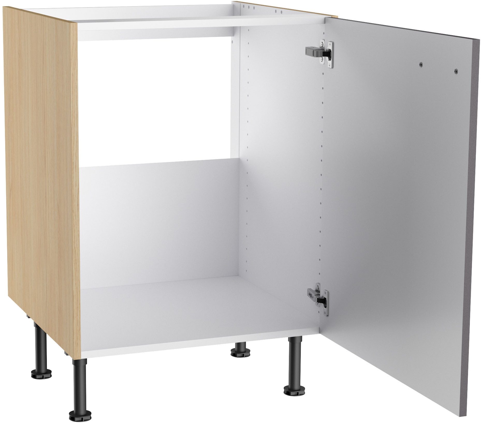 KOCHSTATION Spülenschrank KS-Lucy Breite 60 cm, mit 1 Tür, höhenverstellbare Füße, Soft-Close