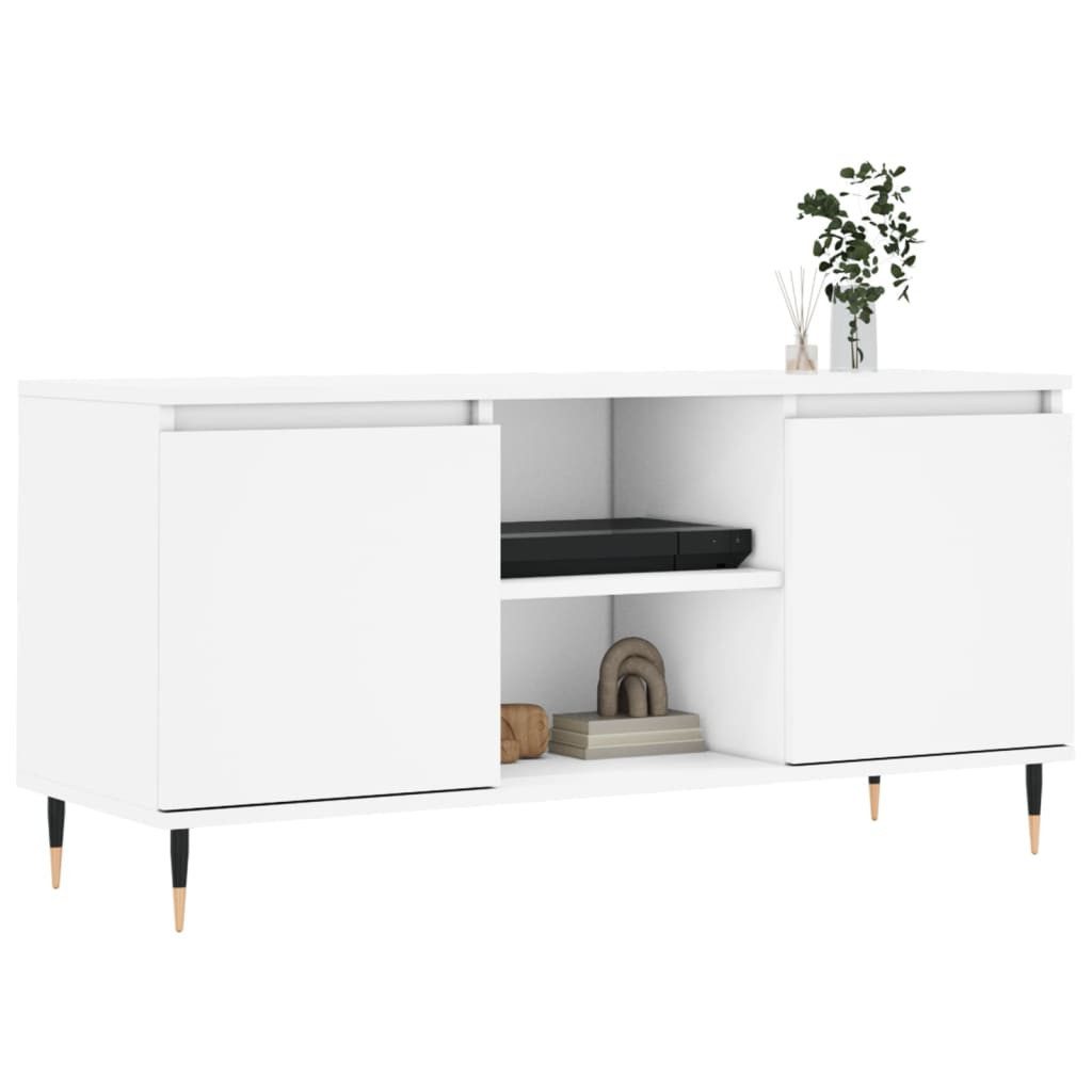 vidaXL TV-Schrank TV-Schrank Weiß 104x35x50 cm günstig online kaufen
