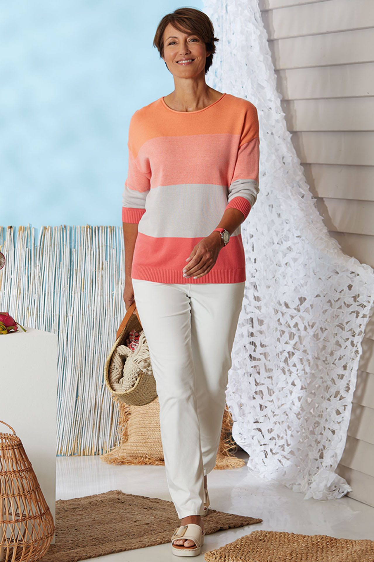 Barbara Lebek Streifenpullover