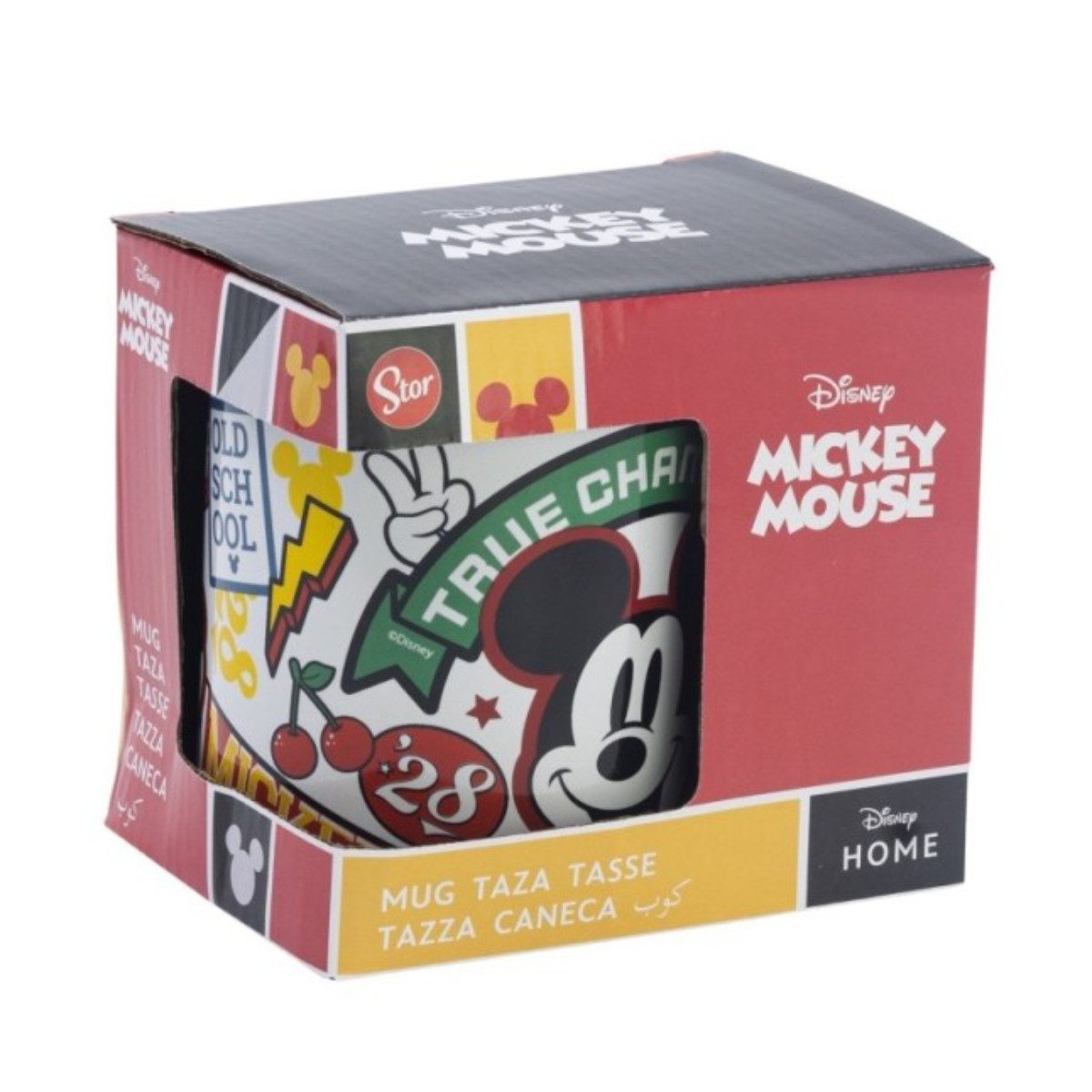 Disney Mickey Mouse Tasse Becher 325 ml für Kaffee Tee Kakao und Sammlung, Keramik