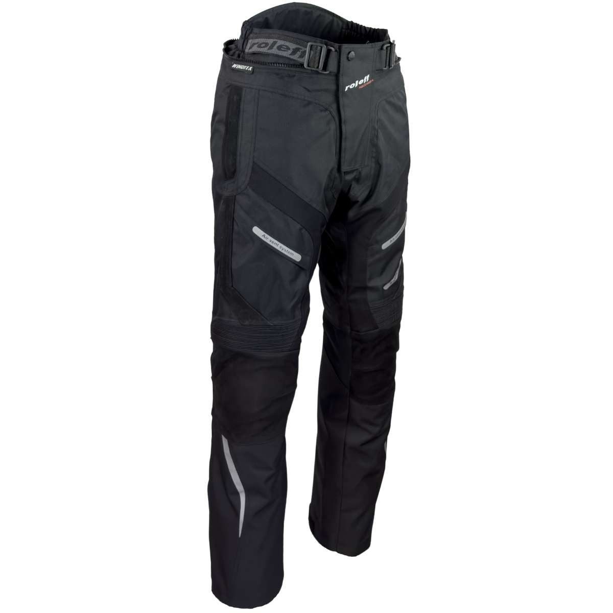 roleff Motorradhose RO460 - Nubukleder, wasserdicht, atmungsaktiv, Protektoren & Belüftung auch in großen Größen