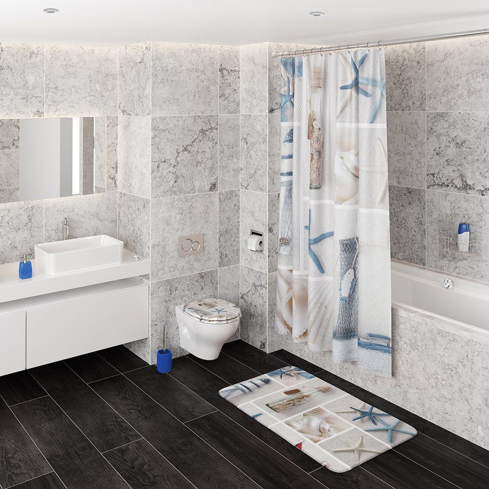 Sanilo Badematte Meeresbrise, rutschhemmend, waschbar, schnelltrocknend, Po günstig online kaufen