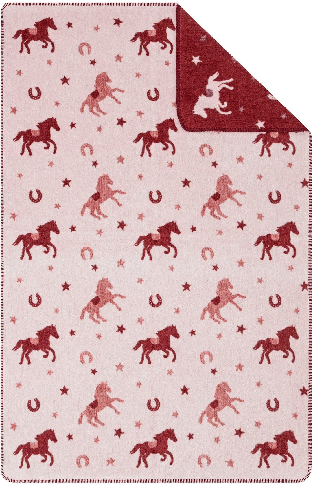 Kinderdecke Kuscheldecke s.Oliver Junior Pferde, s.Oliver, mit Pferden und günstig online kaufen