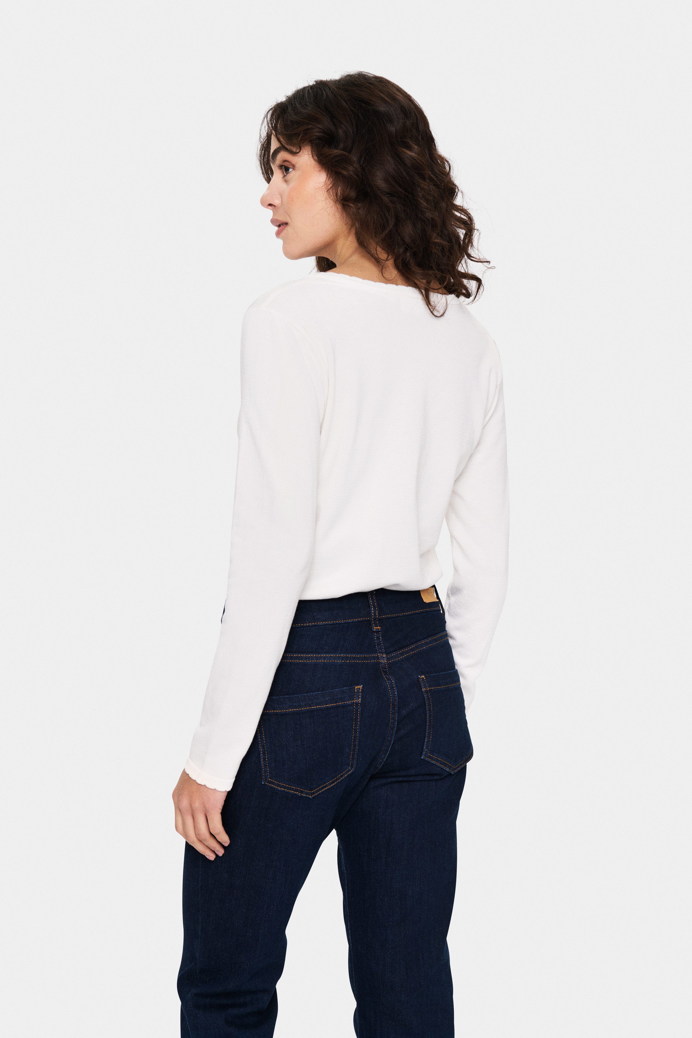Saint Tropez Strickpullover MilaSZ LS V-Neck Pullover Viskosemischung, Regu günstig online kaufen