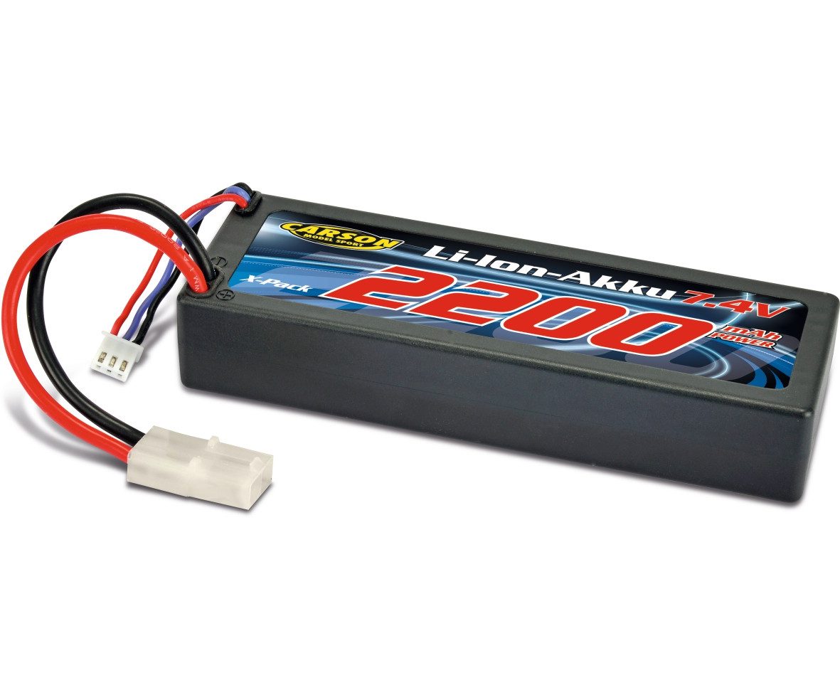 Carson Li-Ion Akku 7,4V/ 2200mAh RC-Ladegerät