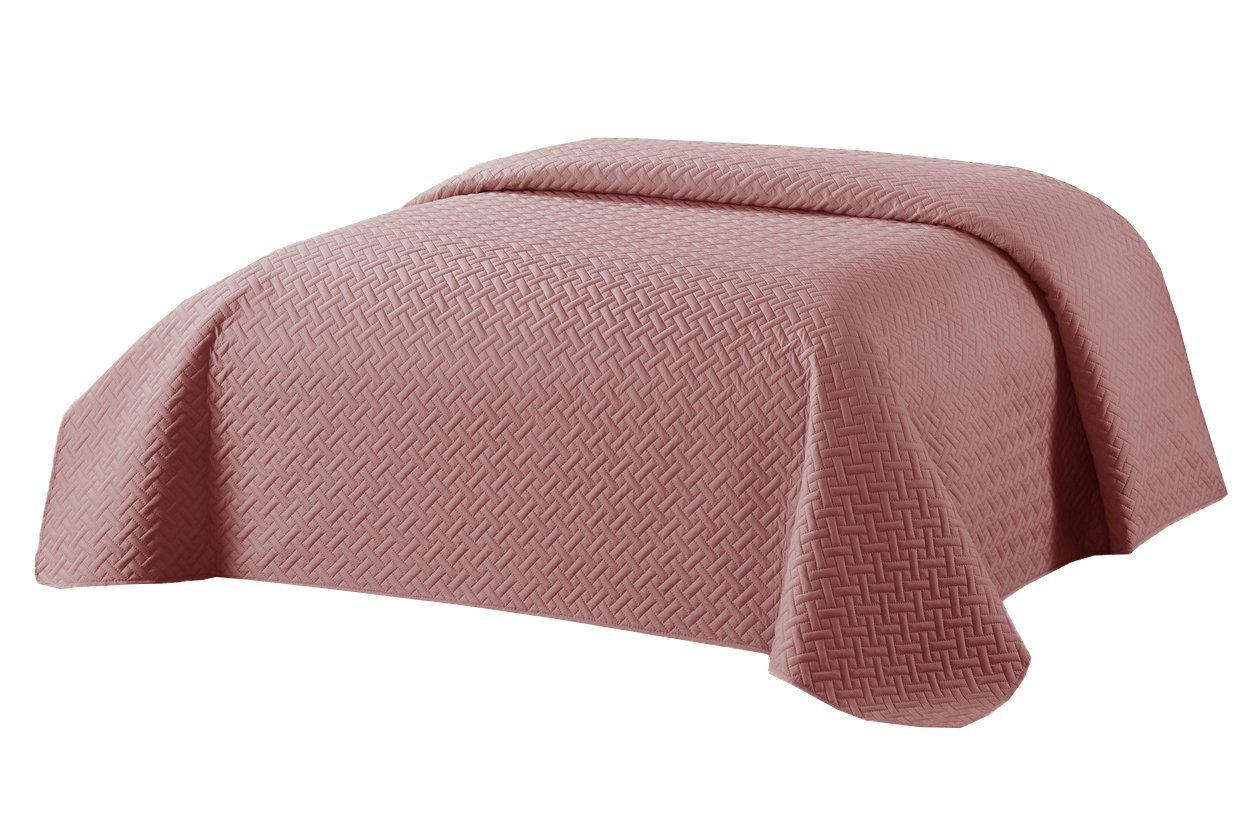 Delindo Lifestyle Bettüberwurf Tagesdecke MADELAINE, 220x240 cm, weich watt günstig online kaufen