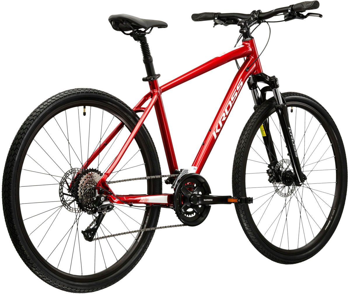 Kross Crossrad Evado 4.0, 18 Gang Shimano ACERA M3020 Schaltwerk, Kettenschaltung