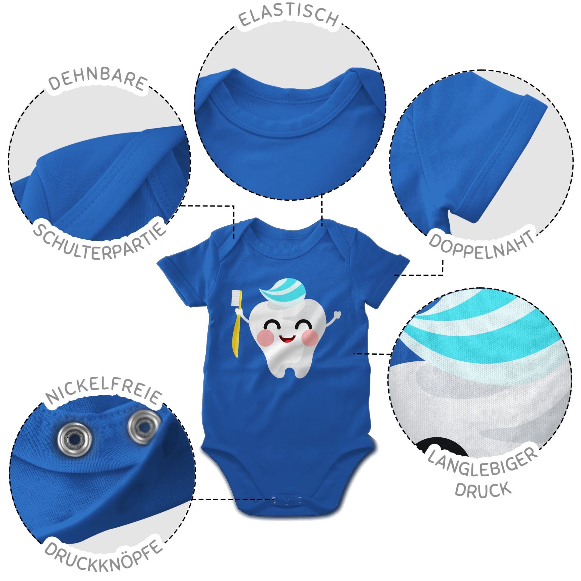 Shirtracer Shirtbody Zahnfee Zahnpasta Fasching Royalblau Karneval & Zahnmedizin 1 Geschenkidee 