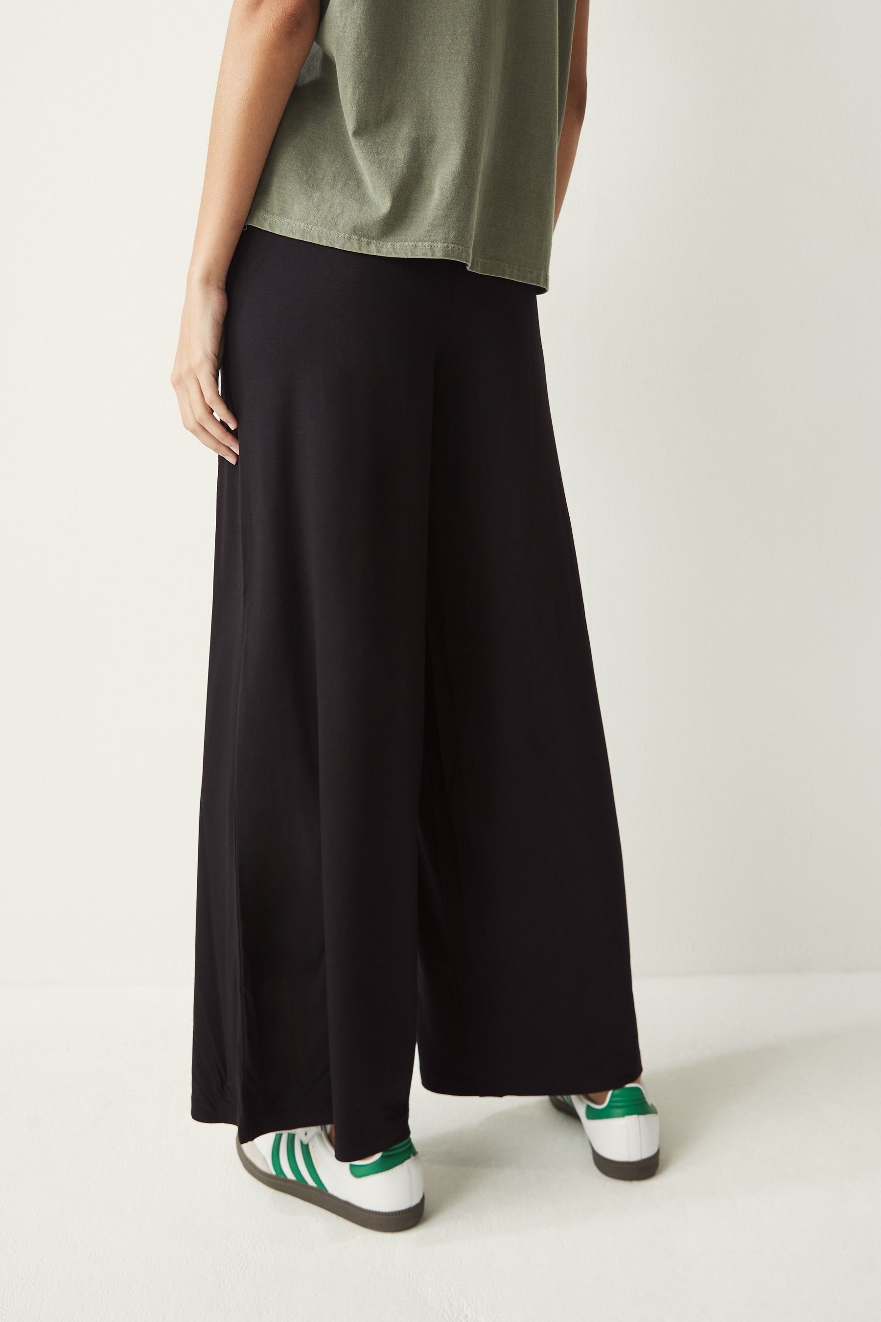 Next Jerseyhose Jerseyhose mit weitem Bein günstig online kaufen