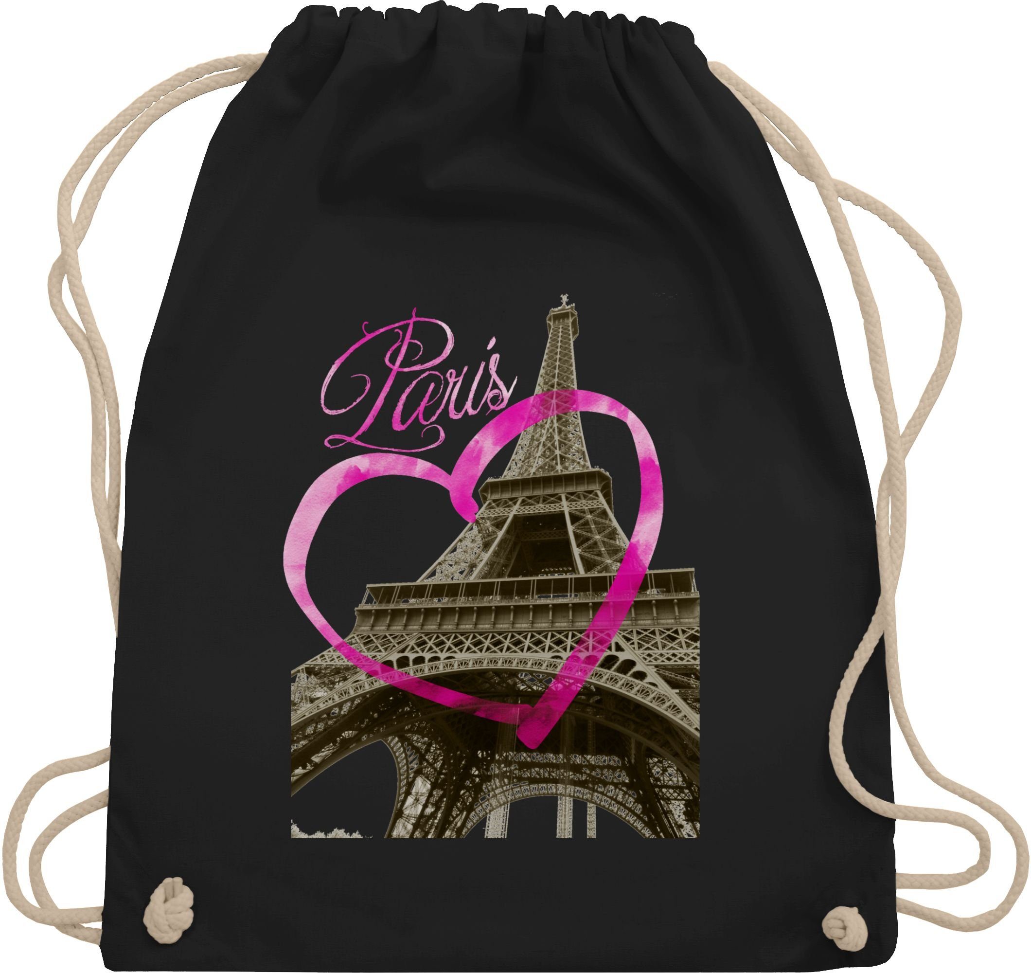Shirtracer Turnbeutel I love Paris, Stadt und City Outfit