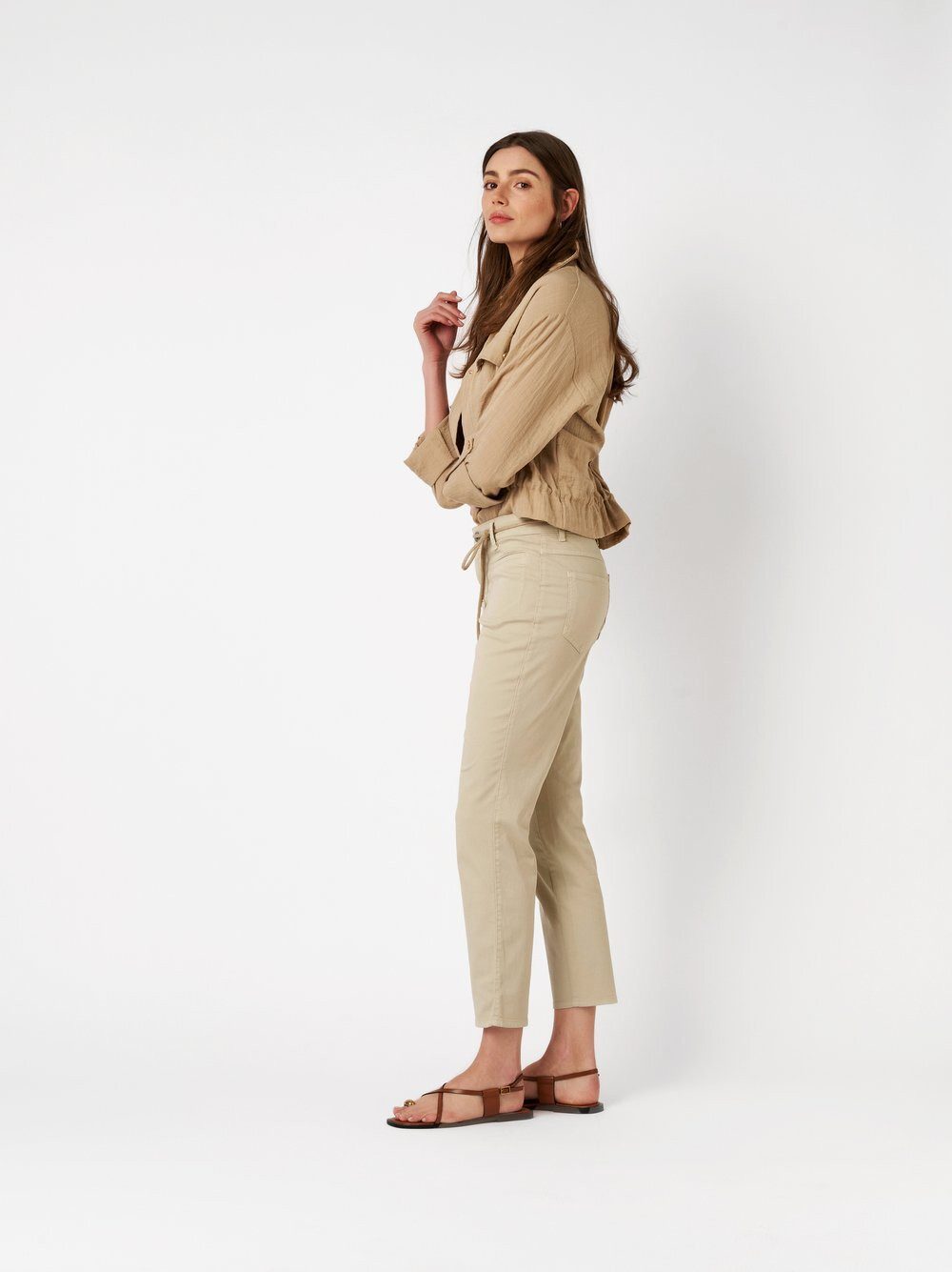 ROSNER Stretch-Hose Alisa Slim (1-tlg) mit aufgesetzten Fronttaschen