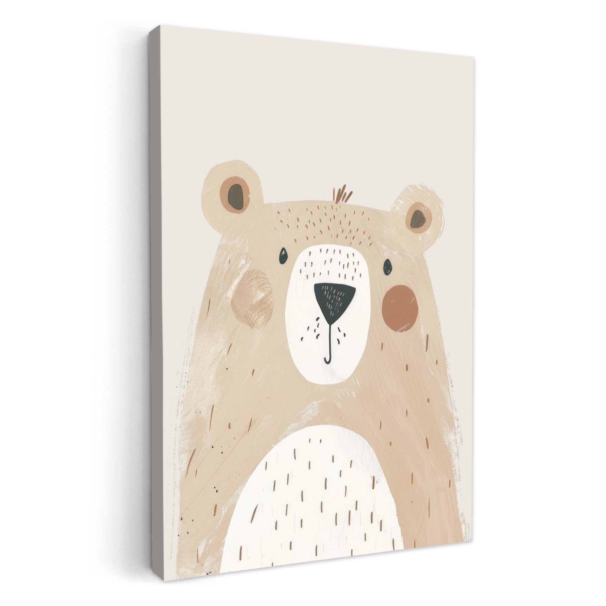 OneMillionCanvasses® Leinwandbild Bär - Tier - Wildtiere, Fotodruck (1 St), günstig online kaufen