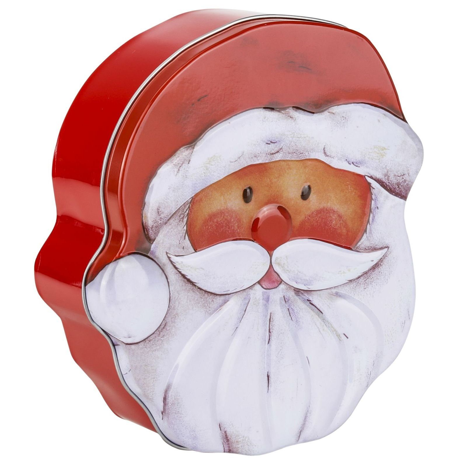 Teddy, - Weihnachtsbaum Mit Weihnachtsmann, Haushalt Weihnachtskeksdosen Keksdose, (3-tlg), International vers.