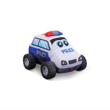 bbJunior Spielzeug-Auto My First Soft Car Polizei Auto (13cm, blau-weiß), Weicher Stoff und einfach zu reinigen